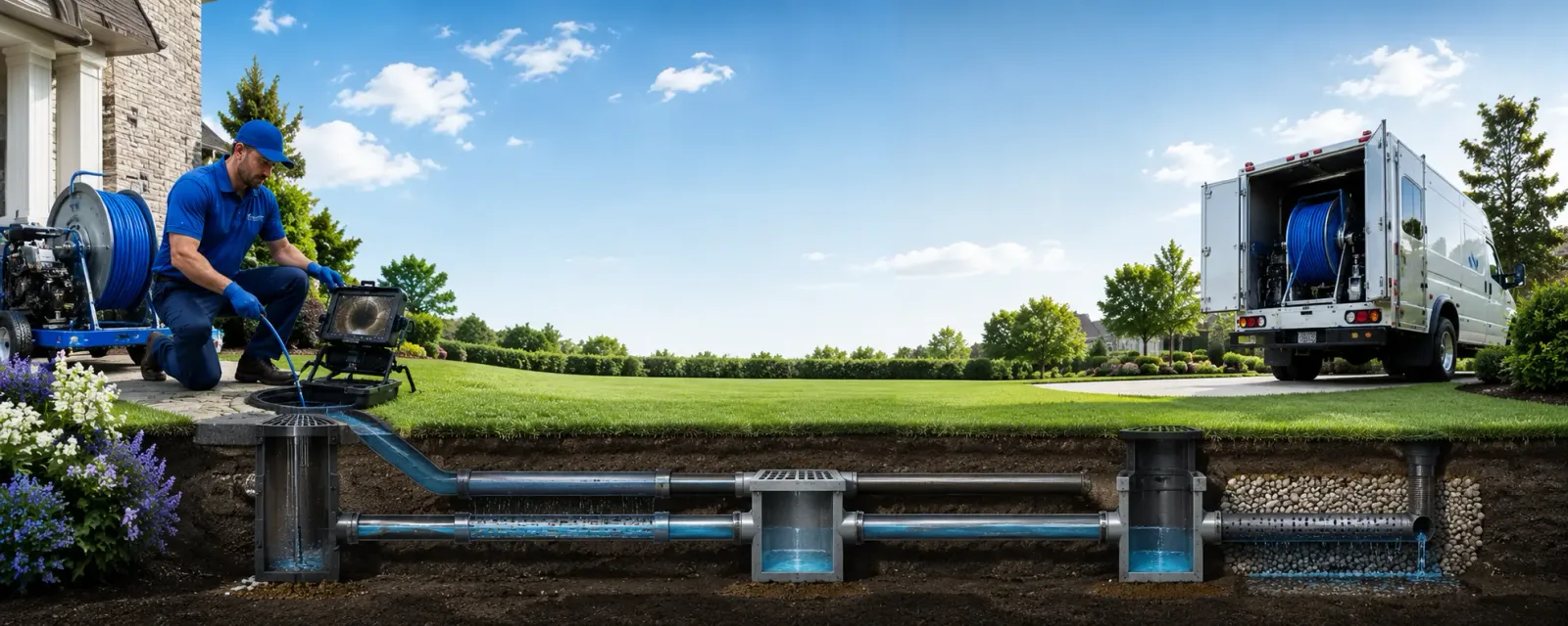 Outdoor drain cleaning information for West Point, VA
